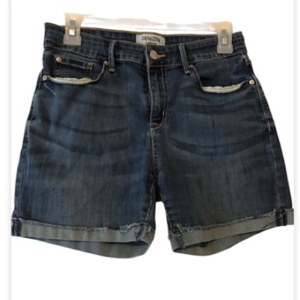 Levi's DENIZEN Women's Mid-Rise Jean Shorts: size 4 27” waist